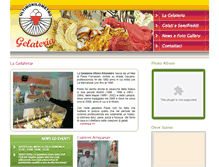 Tablet Screenshot of gelateriaultimokilometro.it